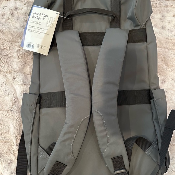 Open Story Fitted Flap Backpack - Gray NWT - Picture 9 of 9